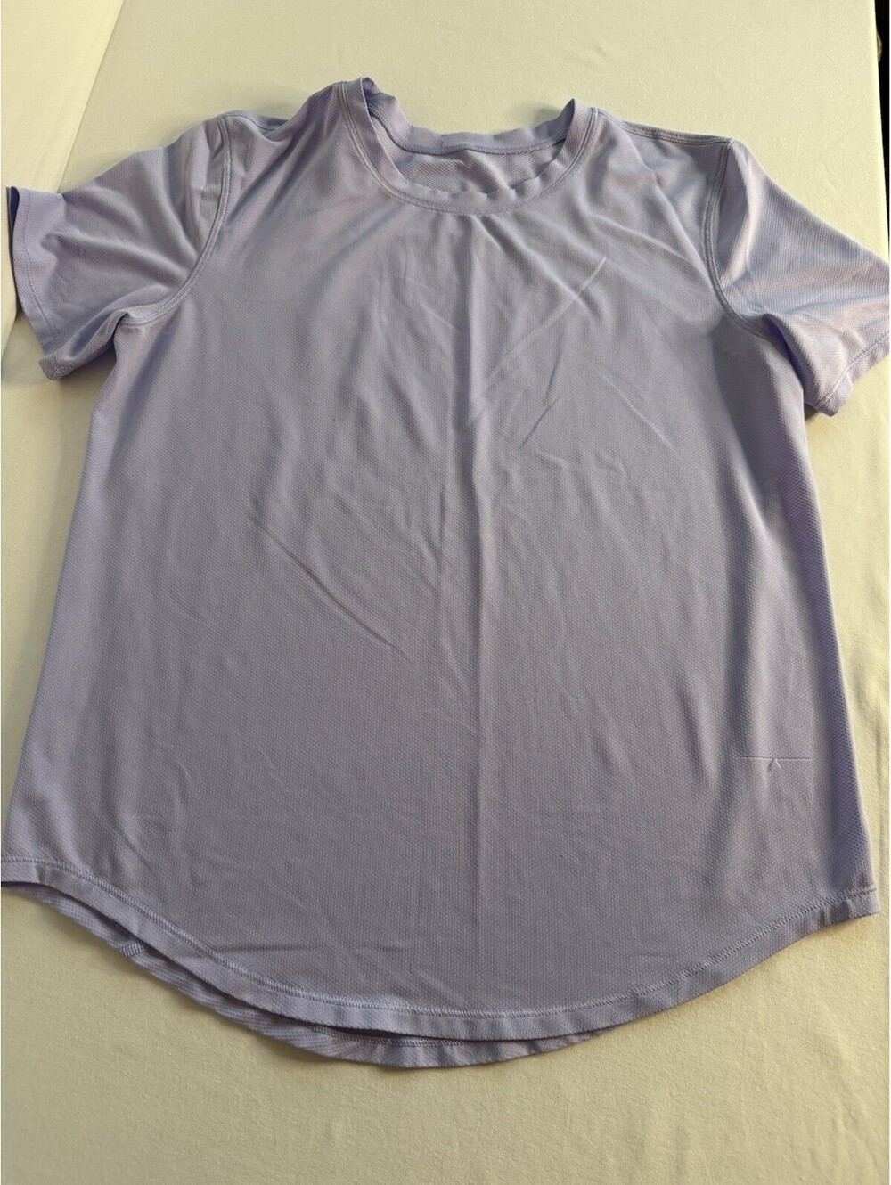 Lululemon Swiftly Style Short Sleeve Running Top Lavender Womens Size 4 EUC